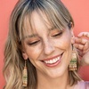 image:imageINKALLOY Beaded Earrings for Women Dangling Lexie Fringe Colorful Stripes Seed Bead Tassel Boho Earrings Handmade Jewelry for the Modern BohemianDesert