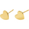 image:imageINKALLOY Dainty Stud Earrings for Women 18k Gold Plated Alice Small Fun Earrings for Women Hypoallergenic Handmade Jewelry for Women 18k Gold PlatedHearts