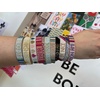 image:imageINK  ALLOY Beaded Boho Bracelets Gabby Word Bracelet Sliding Knot Wristband Friendship Bracelets Handmade Jewelry for the Modern Bohemian 525825 Adjustable Band 5 WBride
