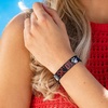 image:imageINK  ALLOY Beaded Boho Bracelets Gabby Word Bracelet Sliding Knot Wristband Friendship Bracelets Handmade Jewelry for the Modern Bohemian 525825 Adjustable Band 5 WGame Day Red  Black Sic Em