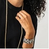 image:imageINK  ALLOY Beaded Cuff Bracelets for Women Brooklyn Luxe Seed Bead Stretch Boho Bracelet Handmade Jewelry for the Modern Bohemian 15Inch WidthIvory  Gold  Black