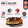 image:imageINK  ALLOY Game Day 11Strand Beaded Bracelet  Handcrafted Stack for Sports Moms Fans amp Students  Lightweight amp Bold  Perfect for GamedayOrange  Black