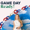 image:imageINK  ALLOY Game Day Bag Chain  Handcrafted Stylish Beaded Accessory for Purse Strap or Phone  Perfect for GamedayBlue  Crimson