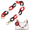 image:imageINK  ALLOY Game Day Bag Chain  Handcrafted Stylish Beaded Accessory for Purse Strap or Phone  Perfect for GamedayRed  Black