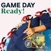 image:imageINK  ALLOY Game Day Bag Chain  Handcrafted Stylish Beaded Accessory for Purse Strap or Phone  Perfect for GamedayRed  Black