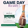 image:imageINK  ALLOY Game Day Bracelet Stacks Beaded Bracelets for Football Gameday Outfits Handmade Jewelry for College Students Teachers Football Moms Set of 10Dark Green  White