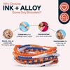 image:imageINK  ALLOY Game Day Bracelet Stacks Beaded Bracelets for Football Gameday Outfits Handmade Jewelry for College Students Teachers Football Moms Set of 10Blue  Orange