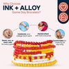 image:imageINK  ALLOY Game Day Bracelet Stacks Beaded Bracelets for Football Gameday Outfits Handmade Jewelry for College Students Teachers Football Moms Set of 10Red  Yellow