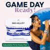image:imageINK  ALLOY Game Day Bracelet Stacks Beaded Bracelets for Football Gameday Outfits Handmade Jewelry for College Students Teachers Football Moms Set of 10Royal Blue  White