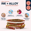 image:imageINK  ALLOY Game Day Bracelet Stacks Beaded Bracelets for Football Gameday Outfits Handmade Jewelry for College Students Teachers Football Moms Set of 10Burnt Orange