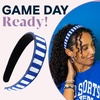 image:imageINK  ALLOY Game Day Striped Beaded Headband  Handcrafted Statement Hair Accessories for Sports Fans  Perfect for Gameday Yellow  BlueBlue  White