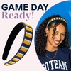 image:imageINK  ALLOY Game Day Striped Beaded Headband  Handcrafted Statement Hair Accessories for Sports Fans  Perfect for Gameday Yellow  BlueYellow  Blue