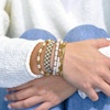 image:imageINK  ALLOY Mixed Beaded Bracelet Stack for Women Curated Boho Stackable Bracelet Set Handmade Jewelry for the Modern Bohemian
