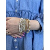 image:imageINK  ALLOY Mixed Beaded Bracelet Stack for Women Curated Boho Stackable Bracelet Set Handmade Jewelry for the Modern Bohemian