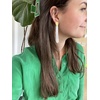 image:imageINKALLOY Beaded Hair Clips Lola Large Statement Boho Cute Claw Clips for Women Secure Hold for Thin amp Thick Hair Handmade Accessories for the Modern Bohemian 35Inches Kelly Green