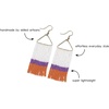 image:imageINKALLOY Game Day Earrings for Women Beaded Fringe Earrings for Football Gameday Outfits Handmade Jewelry for College Students Team Gifts Teachers Football MomsPurple  Orange