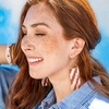 image:imageINKALLOY Game Day Earrings for Women Beaded Fringe Earrings for Football Gameday Outfits Handmade Jewelry for College Students Team Gifts Teachers Football MomsBurnt Orange  White
