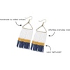 image:imageINKALLOY Game Day Earrings for Women Beaded Fringe Earrings for Football Gameday Outfits Handmade Jewelry for College Students Team Gifts Teachers Football MomsYellow  Navy