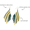 image:imageINKALLOY Game Day Earrings for Women Luxe Beaded Fringe Earrings for Football Gameday Outfits Handmade Jewelry for College Students Team Gifts Teachers Football MomsGreen  Yellow