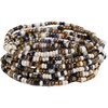 image:imageINK  ALLOY 10Strand Stacking Beaded Bracelets for Women  Mixed Patterns Bracelet Stack  Adjustable Stretch Fit  Handmade Boho Bracelets for Women  Perfect for Any OccasionBlack Confetti with Pearls