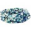 image:imageINK  ALLOY 10Strand Stacking Beaded Bracelets for Women  Mixed Patterns Bracelet Stack  Adjustable Stretch Fit  Handmade Boho Bracelets for Women  Perfect for Any OccasionBlue