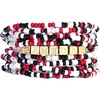 Red  Black + White