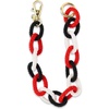 image:imageINK  ALLOY Game Day Bag Chain  Handcrafted Stylish Beaded Accessory for Purse Strap or Phone  Perfect for GamedayRed  Black