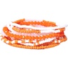 Orange + White