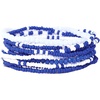 Royal Blue + White