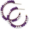 Purple + White