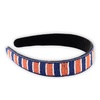 image:imageINK  ALLOY Game Day Striped Beaded Headband  Handcrafted Statement Hair Accessories for Sports Fans  Perfect for Gameday Yellow  BlueNavy  Orange
