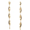 image:imageINKALLOY Boho Earrings for Women Piper Brass Twisted Metal Dangle Earrings Hypoallergenic Handmade Jewelry for the Modern Bohemian 3Inch L Gold