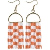 Orange & White Checkered