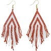 Burnt Orange & White