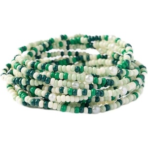 image:imageINK  ALLOY 10Strand Stacking Beaded Bracelets for Women  Mixed Patterns Bracelet Stack  Adjustable Stretch Fit  Handmade Boho Bracelets for Women  Perfect for Any OccasionGreen