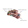 image:imageINKALLOY Beaded Hair Clips Lola Large Statement Boho Cute Claw Clips for Women Secure Hold for Thin amp Thick Hair Handmade Accessories for the Modern Bohemian 35Inches Multi Color CheckeredMulti Color Checkered
