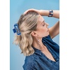 image:imageINKALLOY Beaded Hair Clips Lola Large Statement Boho Cute Claw Clips for Women Secure Hold for Thin amp Thick Hair Handmade Accessories for the Modern Bohemian 35Inches Multi Color CheckeredLapis Blue